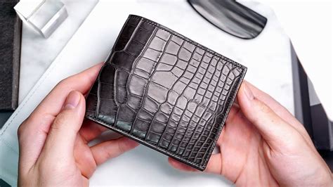 hermes croco wallet|hermes crocodile wallet price.